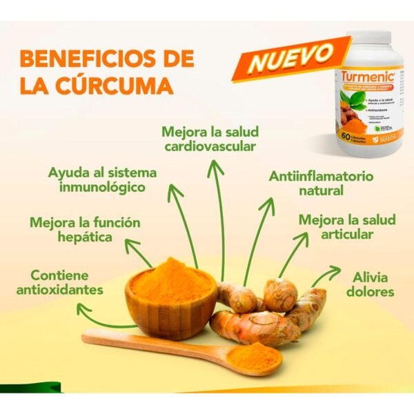 Suplemento Extracto de Cúrcuma y Pimienta