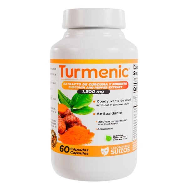 Suplemento Extracto de Cúrcuma y Pimienta