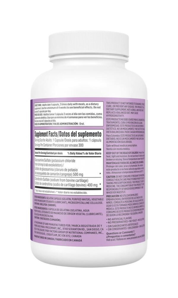 glucosamina y condroitina